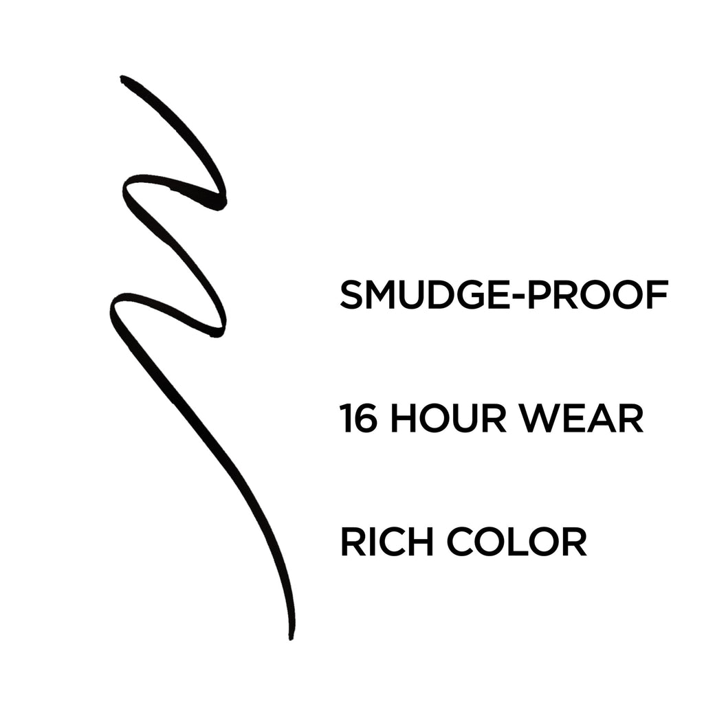 L'Oreal Paris Infallible Never Fail Pencil Eyeliner with Built in Sharpener, Carbon Black