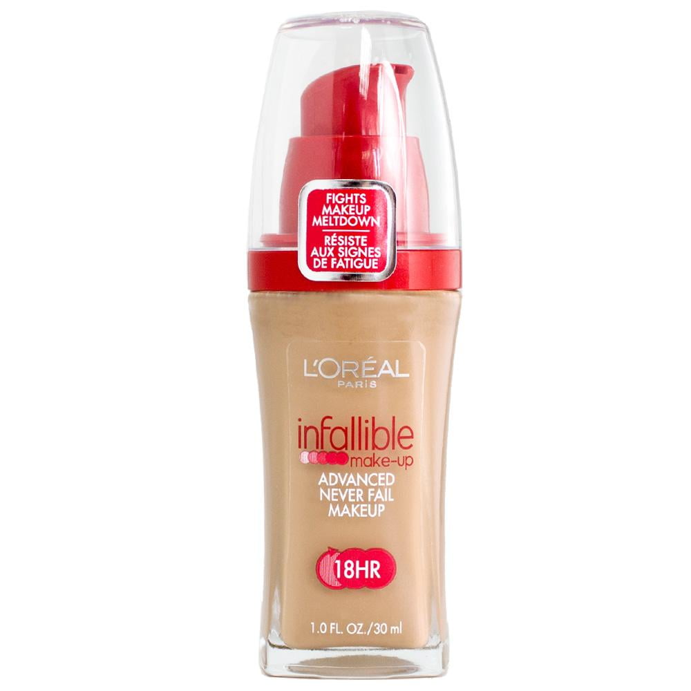 L'Oreal Paris Infallible Never Fail Liquid Makeup with SPF 20, Natural Beige