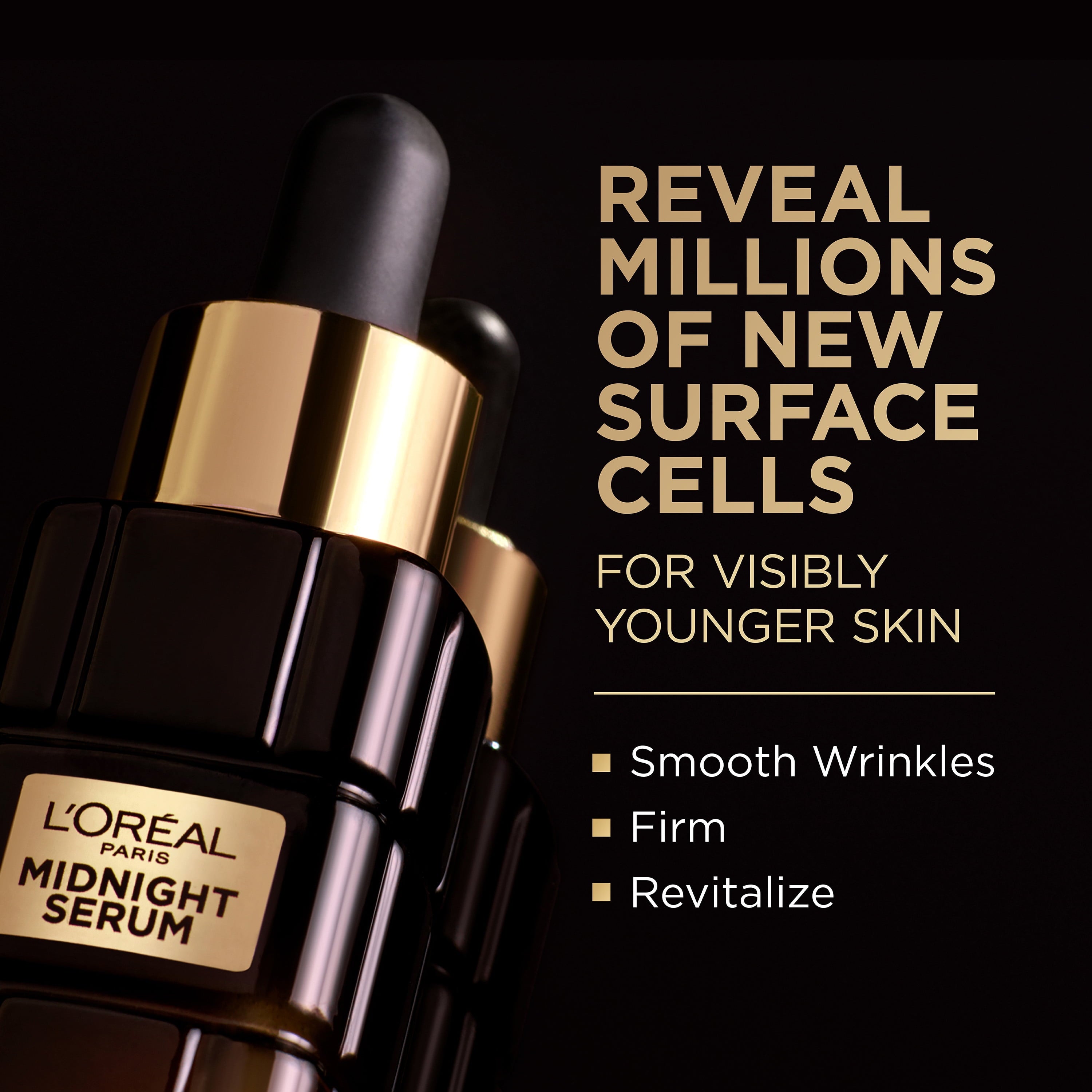 L'Oreal Paris Age Perfect Cell Renewal Midnight Serum, Anti-Aging Complex, 1 fl oz