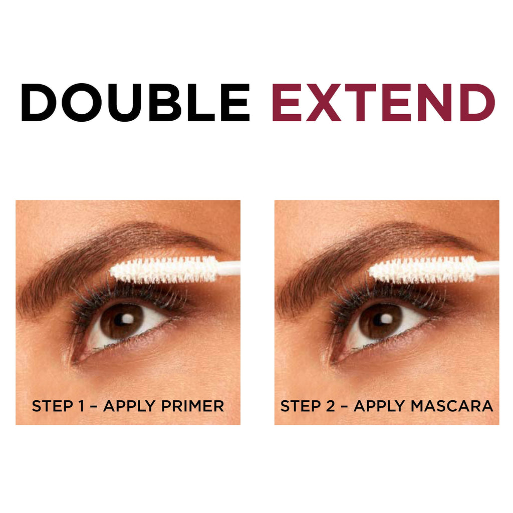 L'Oreal Paris Double Extend Tubing Mascara Lengthening in 2 Steps, Black