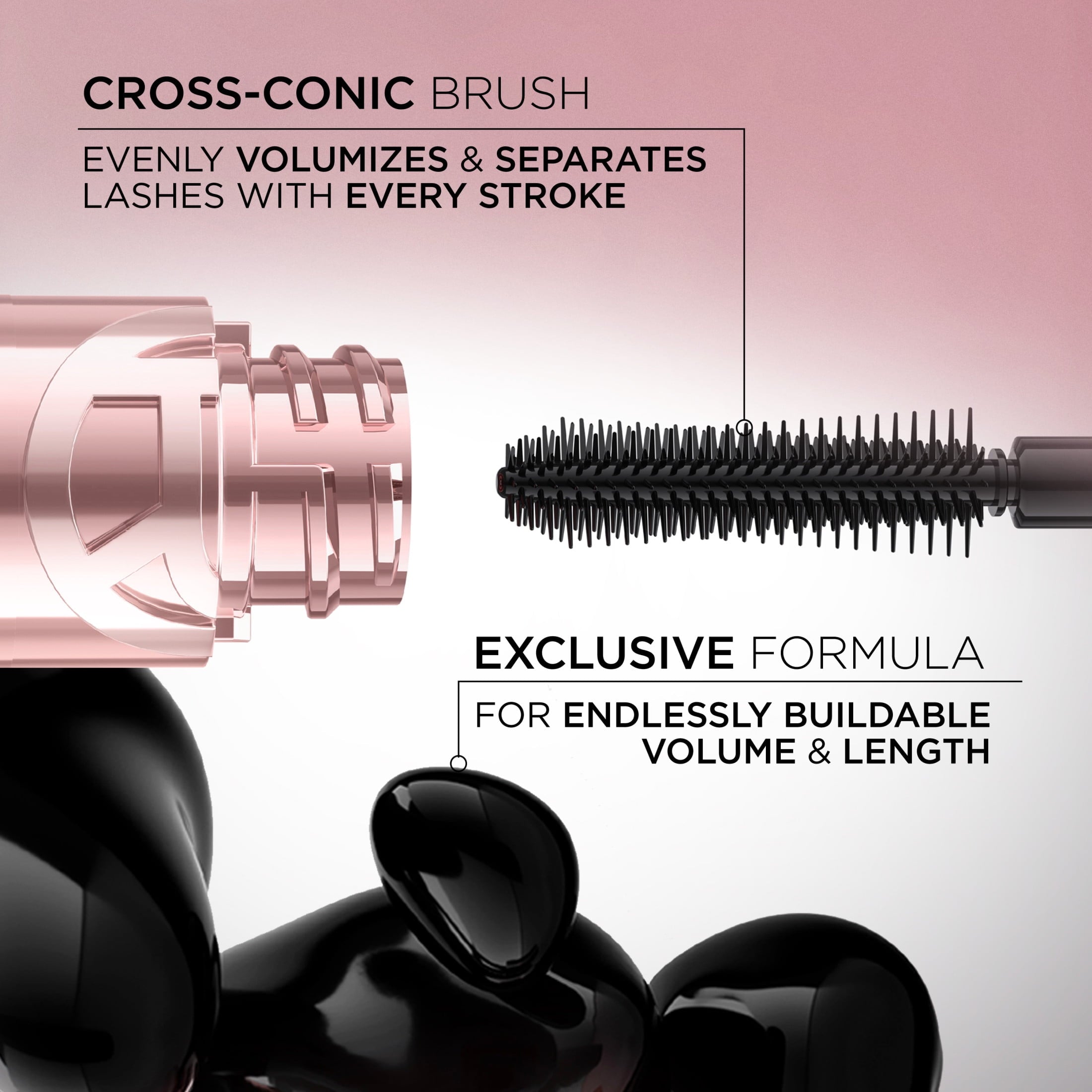 L'Oreal Paris Paradise Big Deal Mascara Washable, Blackest Black, 0.33 fl oz
