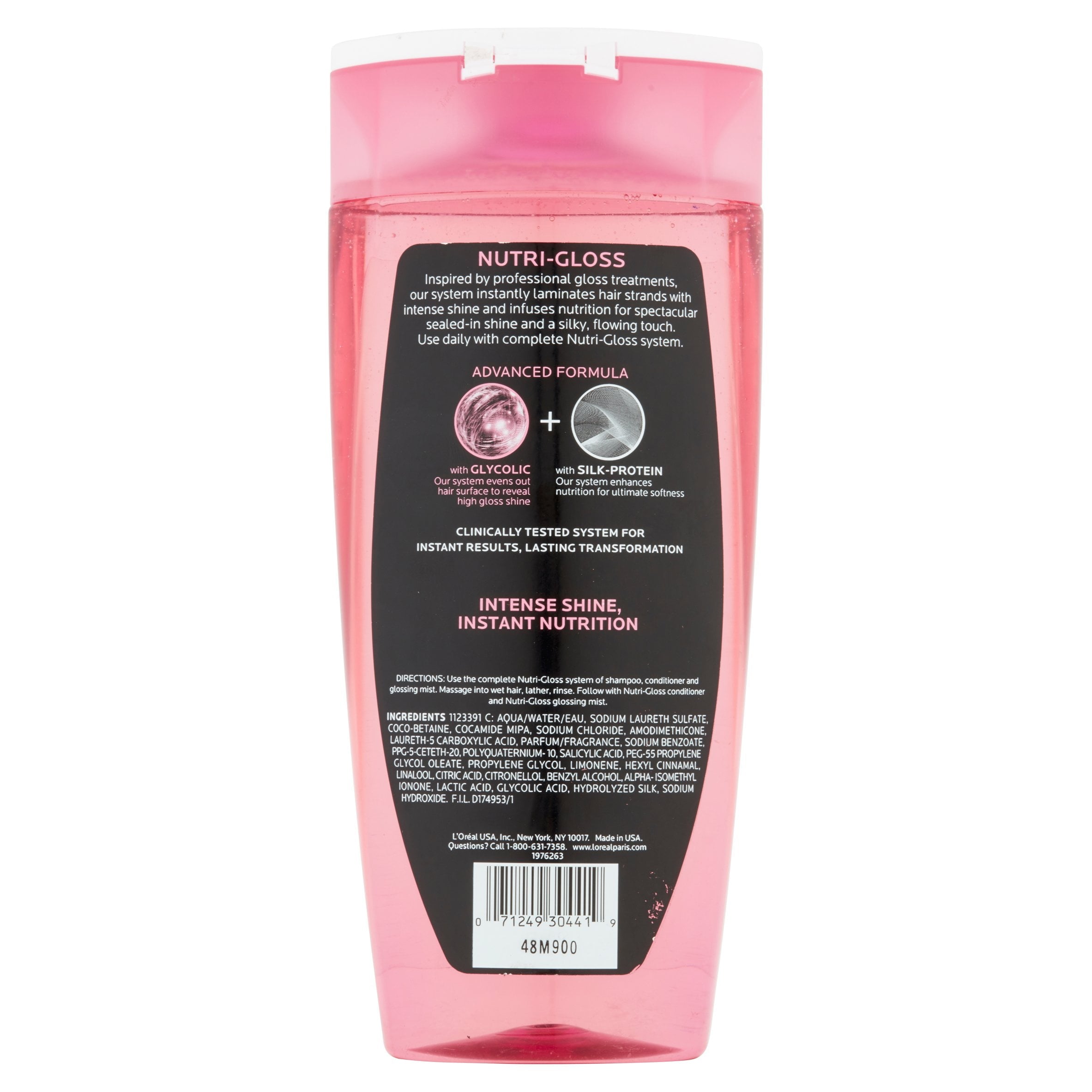L'Oreal Paris Advanced Haircare Nutri-Gloss Shampoo 25.4 FL OZ