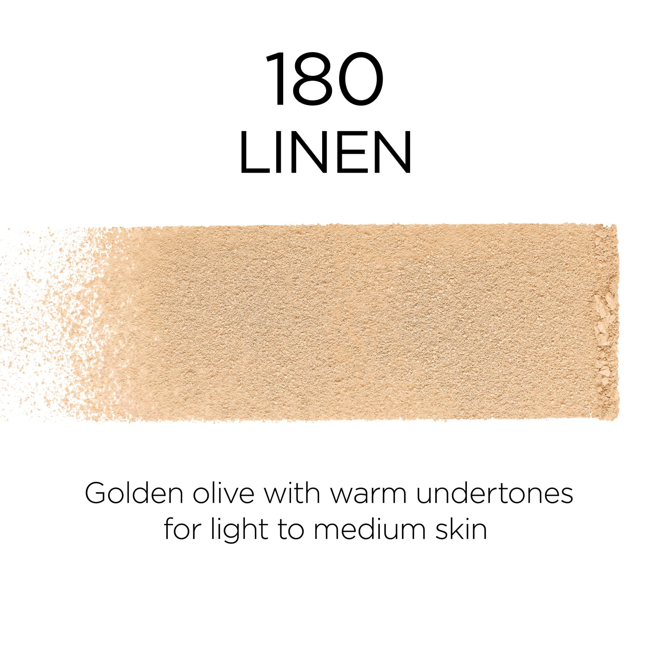 (2 pack) L'Oreal Paris Infallible Fresh Wear 24 Hr Powder Foundation Makeup, 180 Linen, 0.31 oz