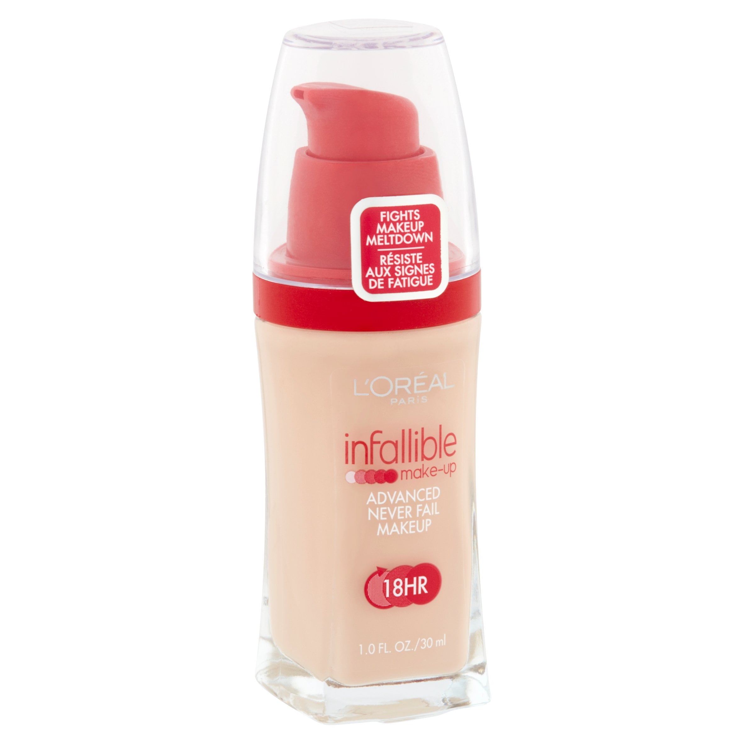 L'Oreal Paris Infallible Never Fail Liquid Makeup with SPF 20, Classic Ivory