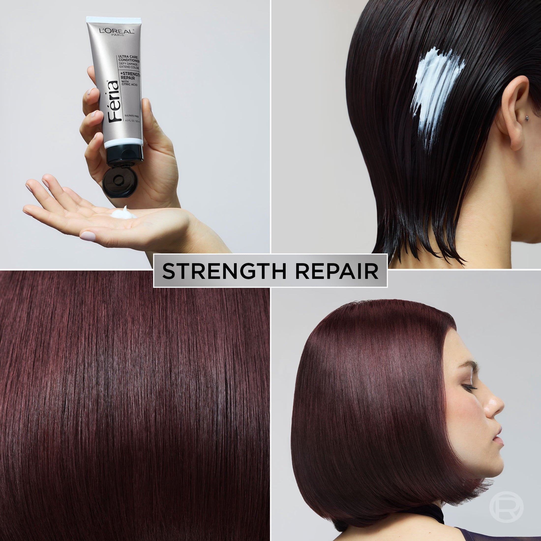 L'Oreal Paris Feria - Hair Color Strength Repair Ultra Care Conditioner, 4 fl oz