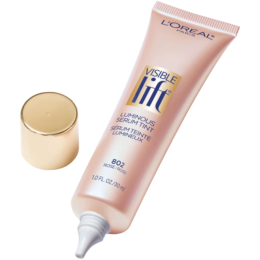 L'Oreal Paris Visible Lift Luminous Serum Tint, Rose, 1 fl. oz.