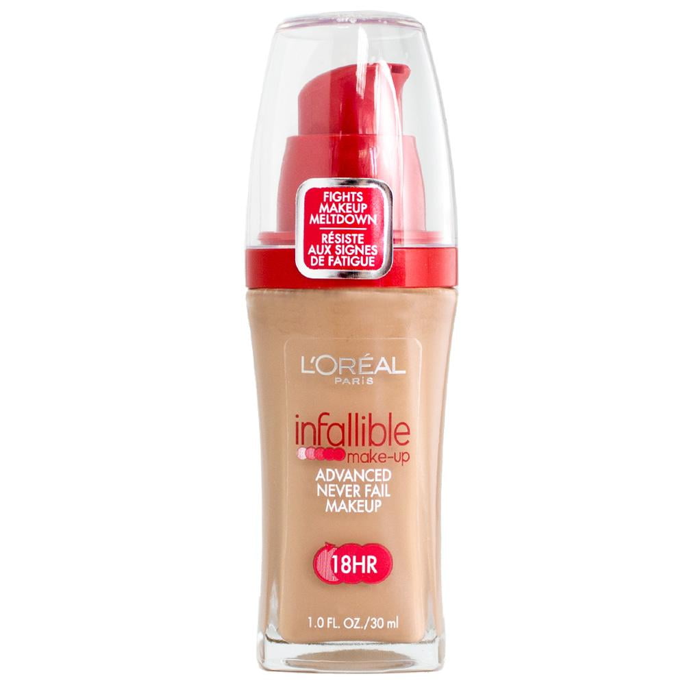 L'Oreal Paris Infallible Never Fail Liquid Makeup with SPF 20, Natural Beige