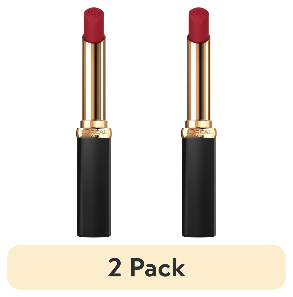 (2 pack) L'Oreal Paris Colour Riche Intense Volume Matte Lipstick, Le Rouge Paris, Stick, 0.06 oz
