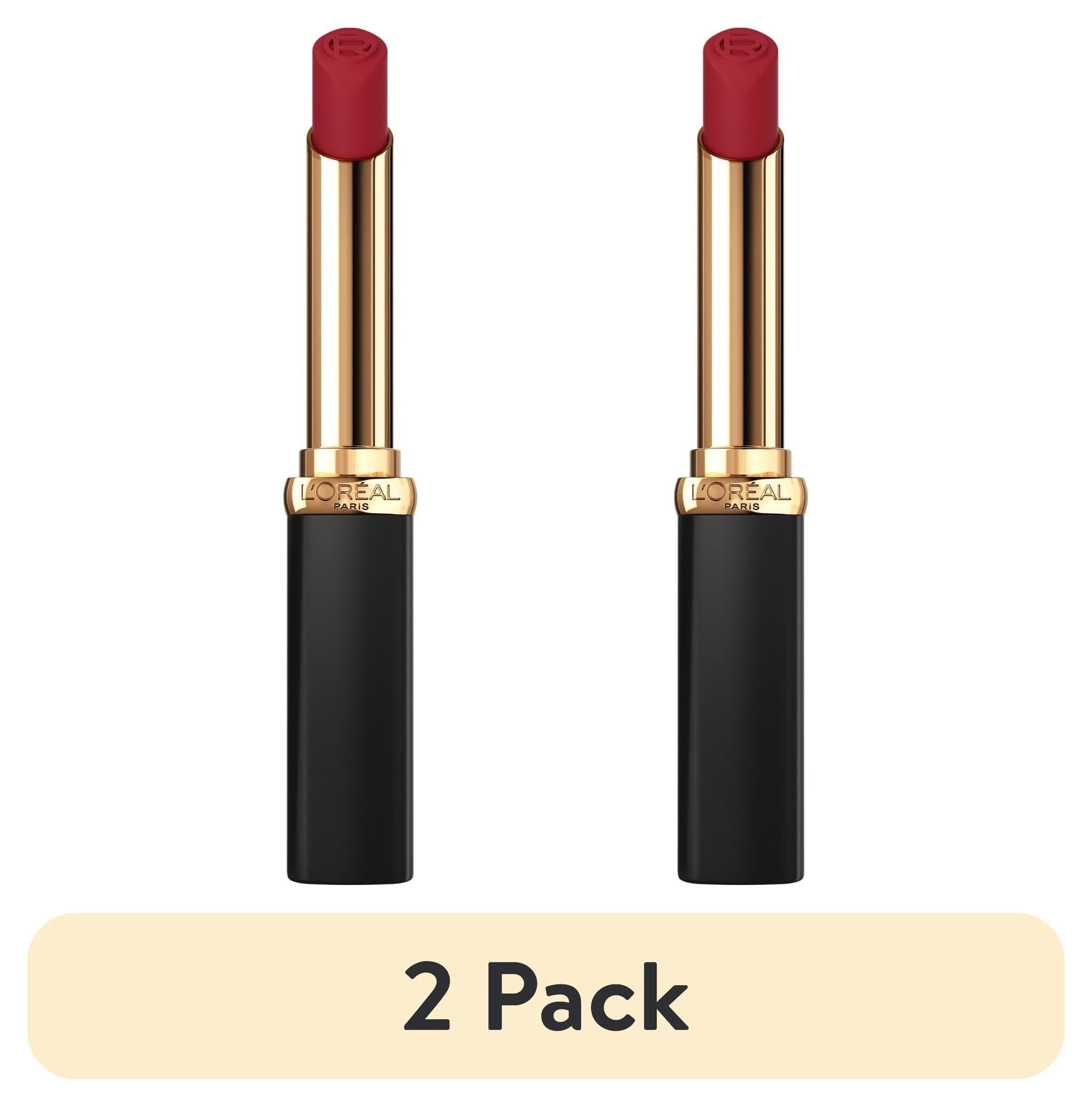 (2 pack) L'Oreal Paris Colour Riche Intense Volume Matte Lipstick, Le Rouge Paris, Stick, 0.06 oz