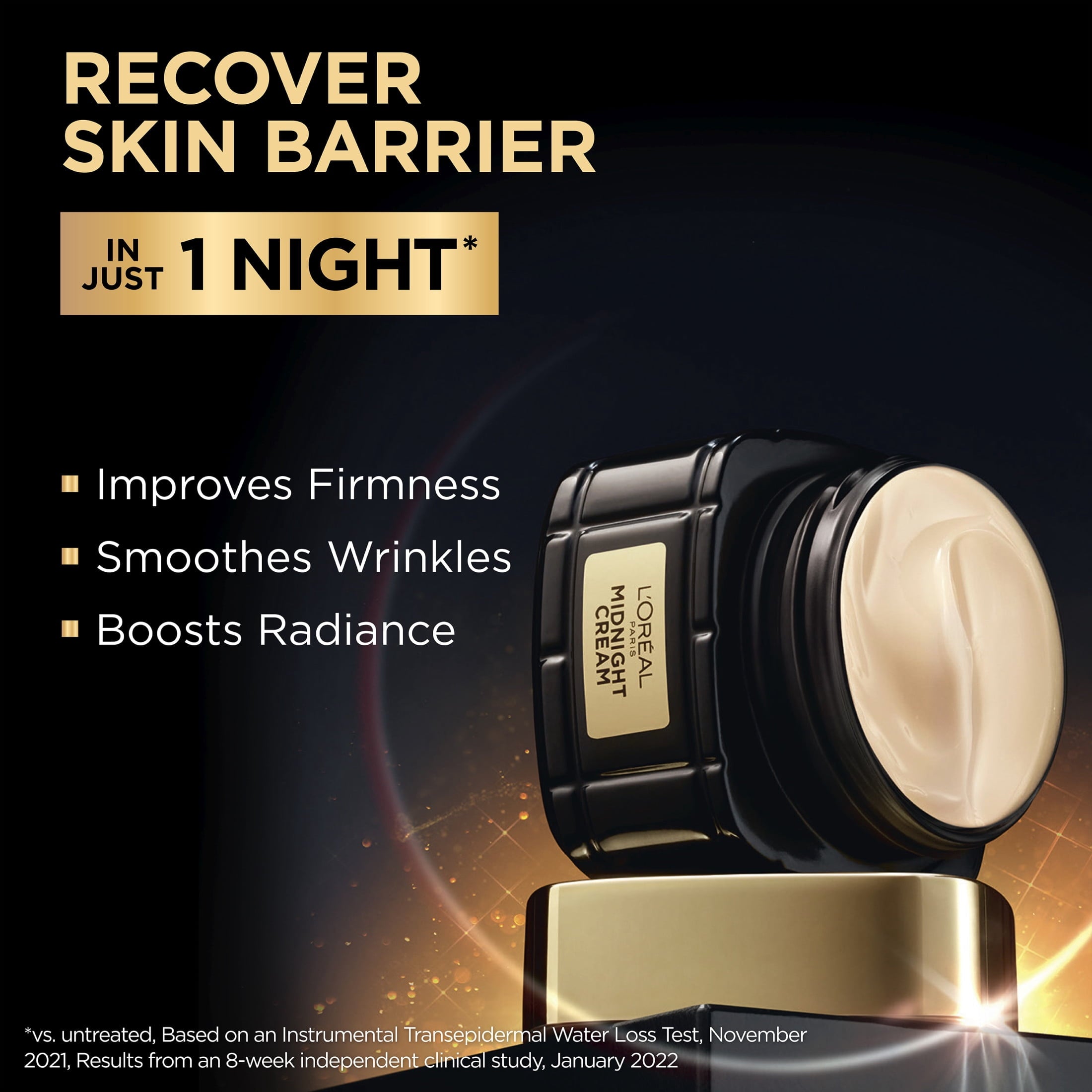 L'Oreal Paris Age Perfect Cell Renewal Midnight Cream, with Antioxidant Recovery Complex, 1.7 oz