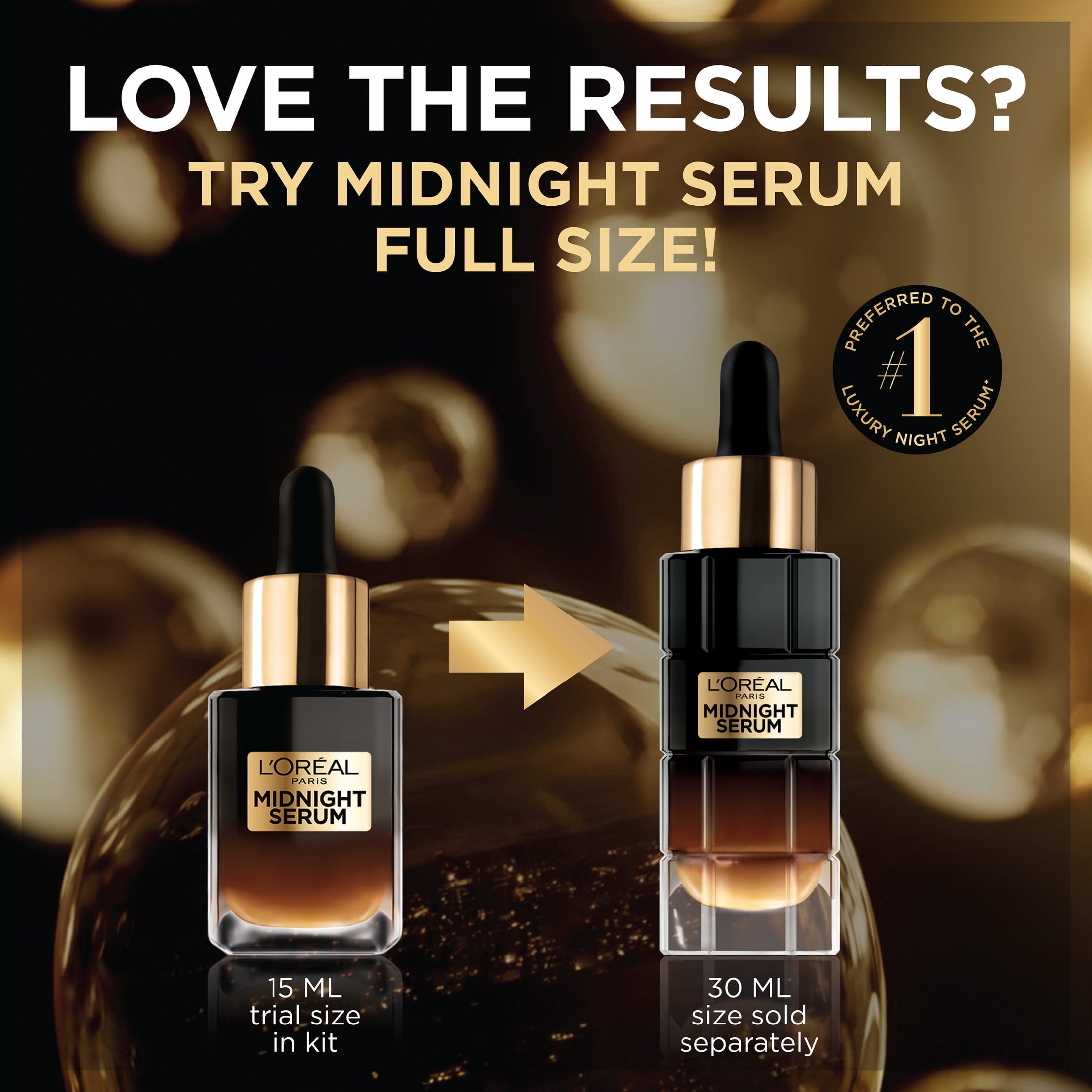 L'Oreal Paris Age Perfect Cell Renewal Duo Pack, Anti-Aging, Anti-Wrinkle Night Moisturizer & Serum with Antioxidant Recovery Complex and Vitamin E, 1.7 oz, 0.5 fl. oz.