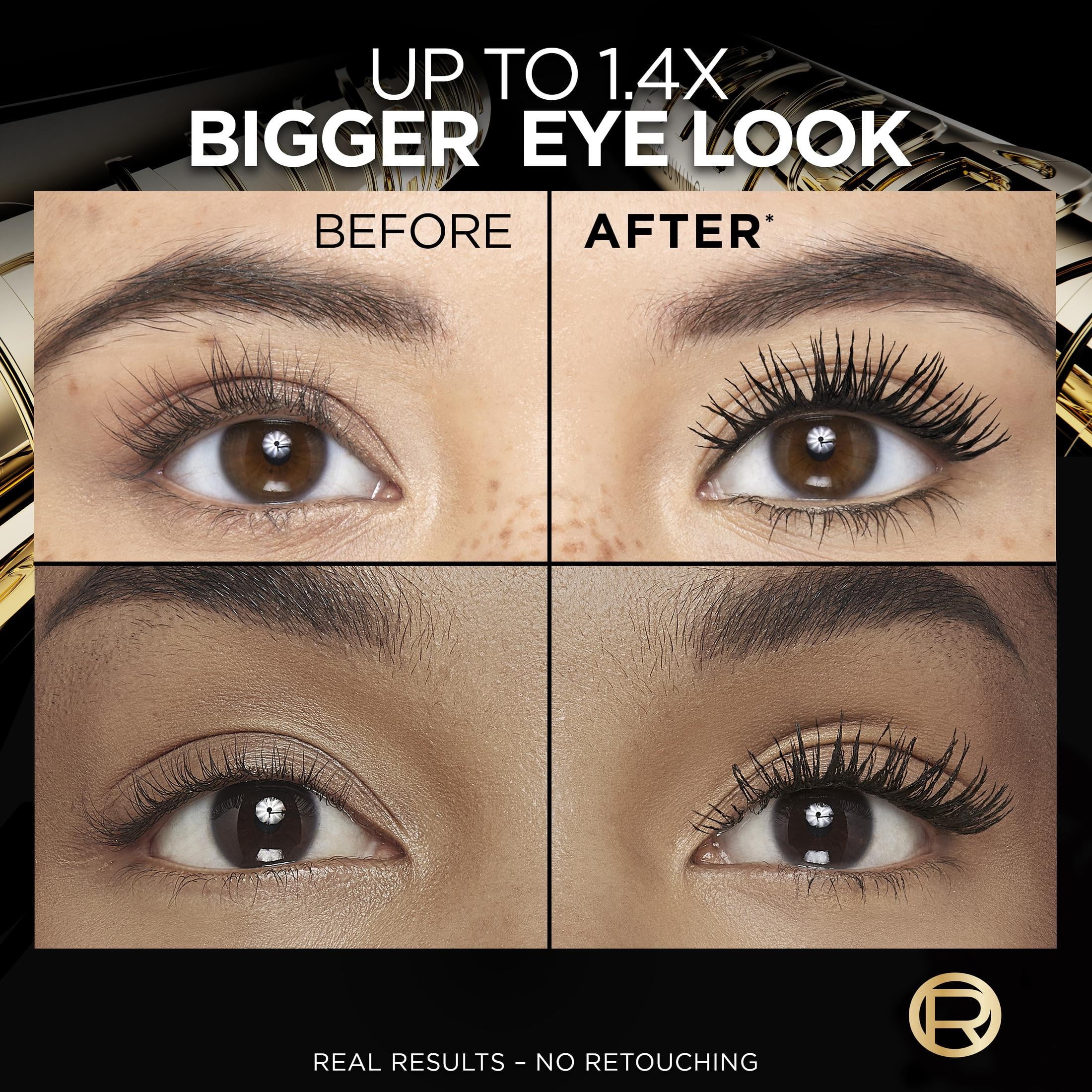 L'Oreal Paris Voluminous Panorama Smudge Resistant Mascara, Blackest Black