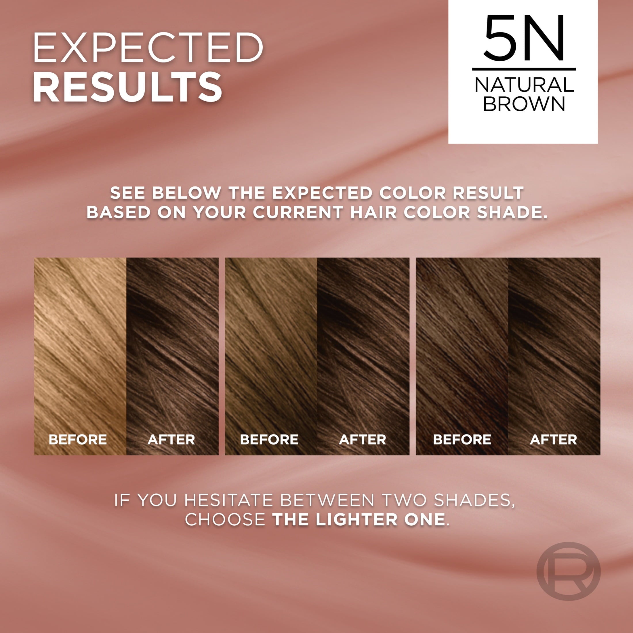 L'Oreal Paris Excellence Universal Nudes Permanent Hair Color, 5N Natural Brown, 1 kit