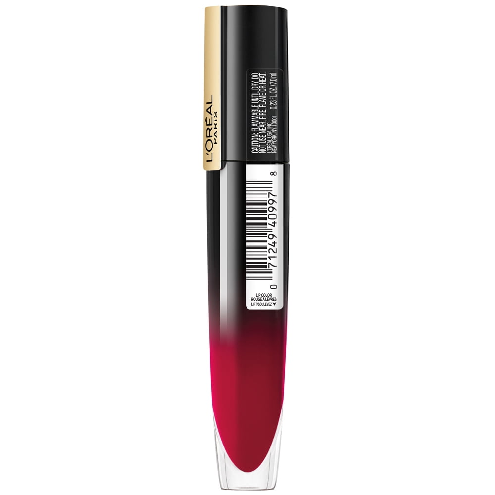 L'Oreal Paris Brilliant Signature Shiny Lip Stain Stick, Be Powerful, 0.21 fl oz