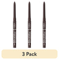 (3 pack) L'Oreal Paris Infallible Never Fail Pencil Eyeliner with Built-In Sharpener, Black Brown, 0.01 fl oz