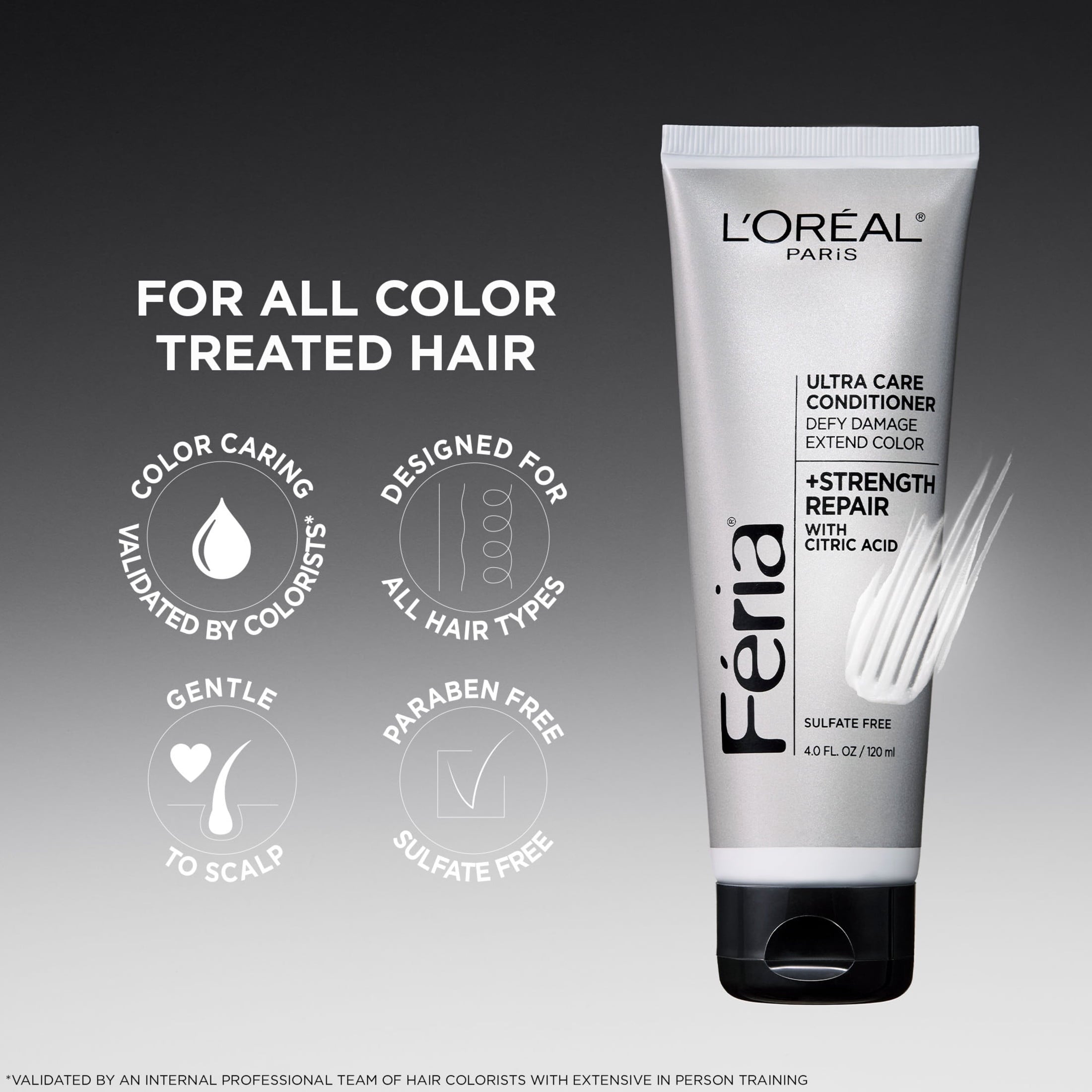 L'Oreal Paris Feria - Hair Color Strength Repair Ultra Care Conditioner, 4 fl oz