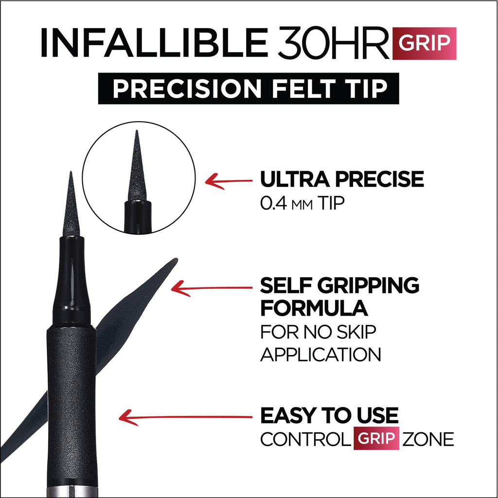 L'Oreal Paris Infallible Precision Felt Waterproof Eyeliner, Brown