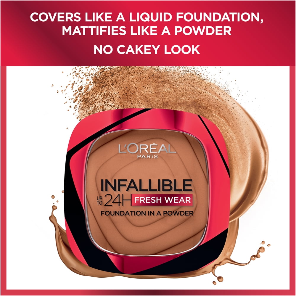 (2 pack) L'Oreal Paris Infallible Pressed Powder, Beige Sand-190, 0.31 oz