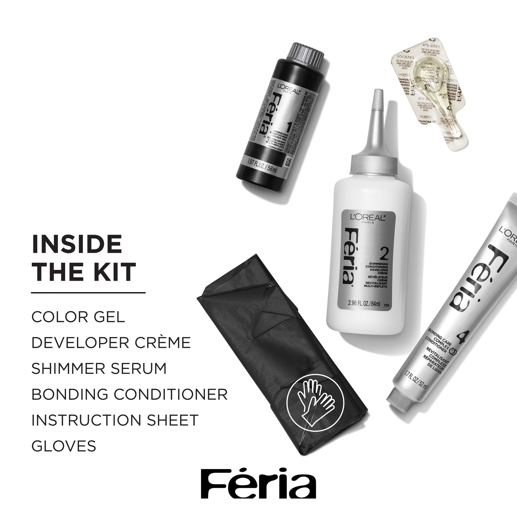 L'Oreal Paris Feria Permanent Hair Color, M20 Orchid Glow, 40 Percent Strong Hair, 1 kit
