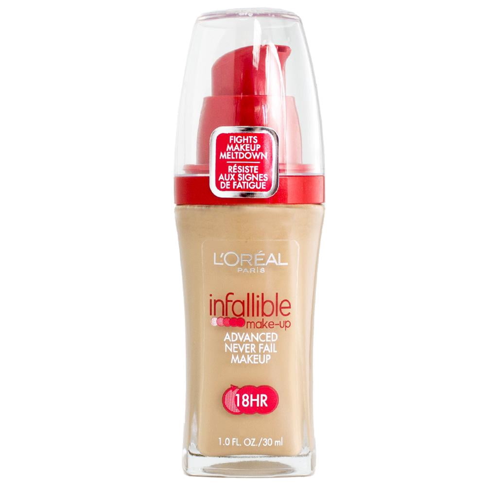 L'Oreal Paris Infallible Never Fail Liquid Makeup with SPF 20, Natural Beige
