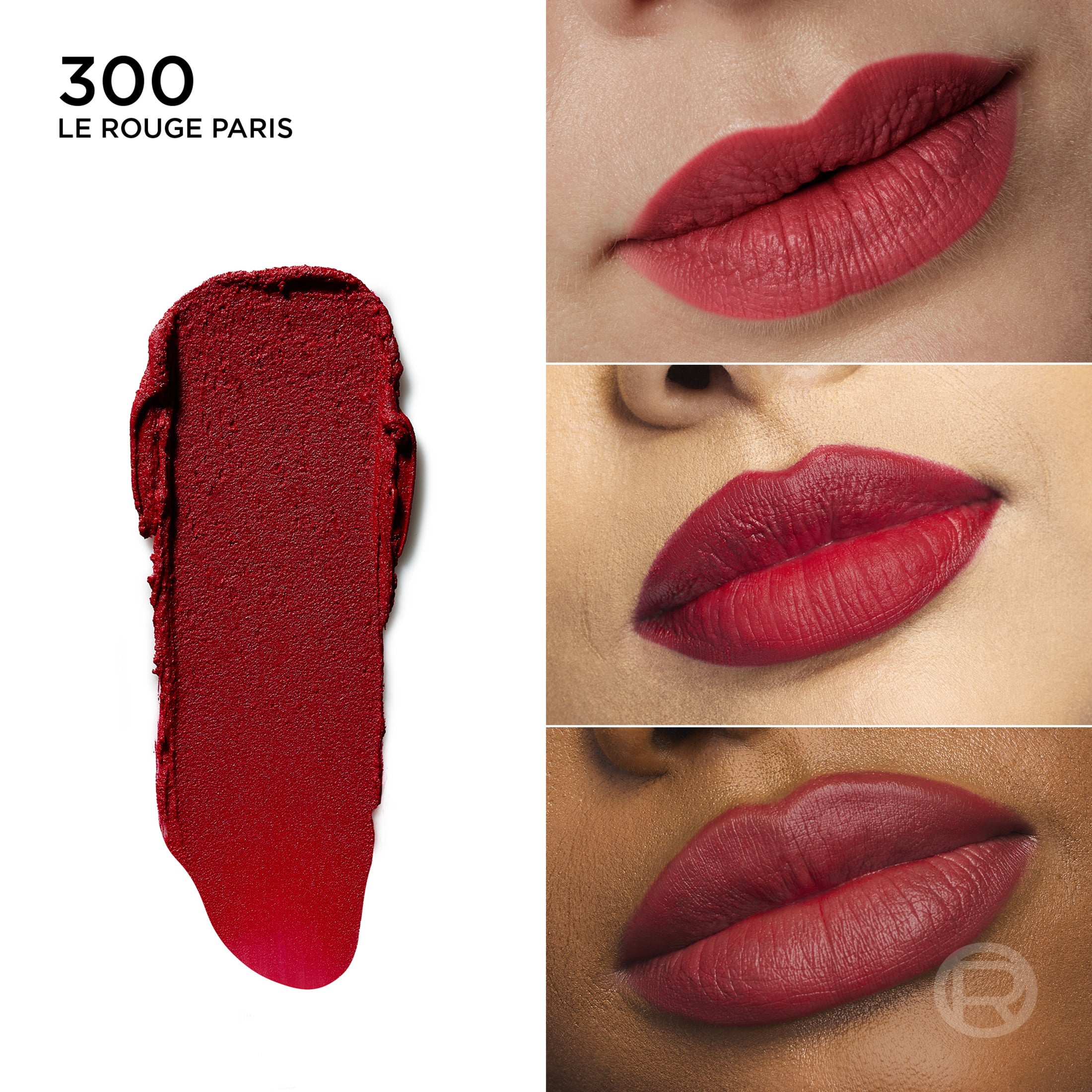 L'Oreal Paris Colour Riche Blurred Matte Lipstick , Le Rouge Paris 300, 0.13 oz