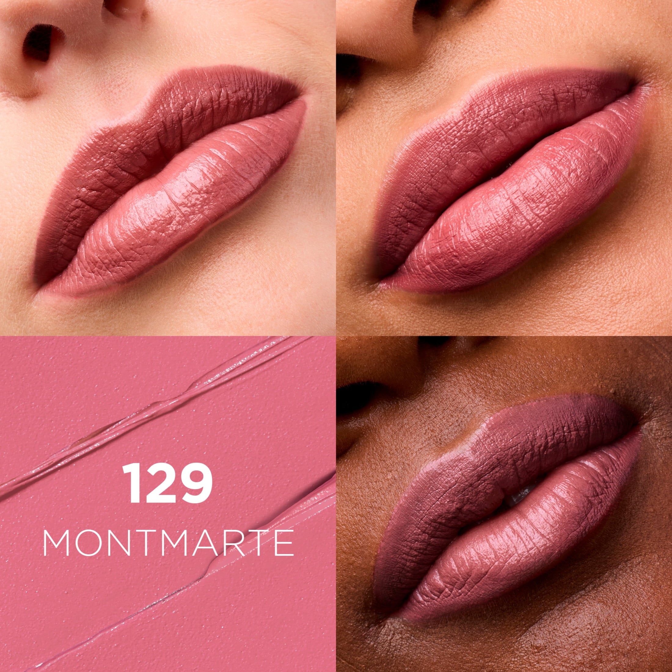 L'Oreal Paris Colour Riche Original Satin Lipstick for Moisturized Lips, 129 Montmartre