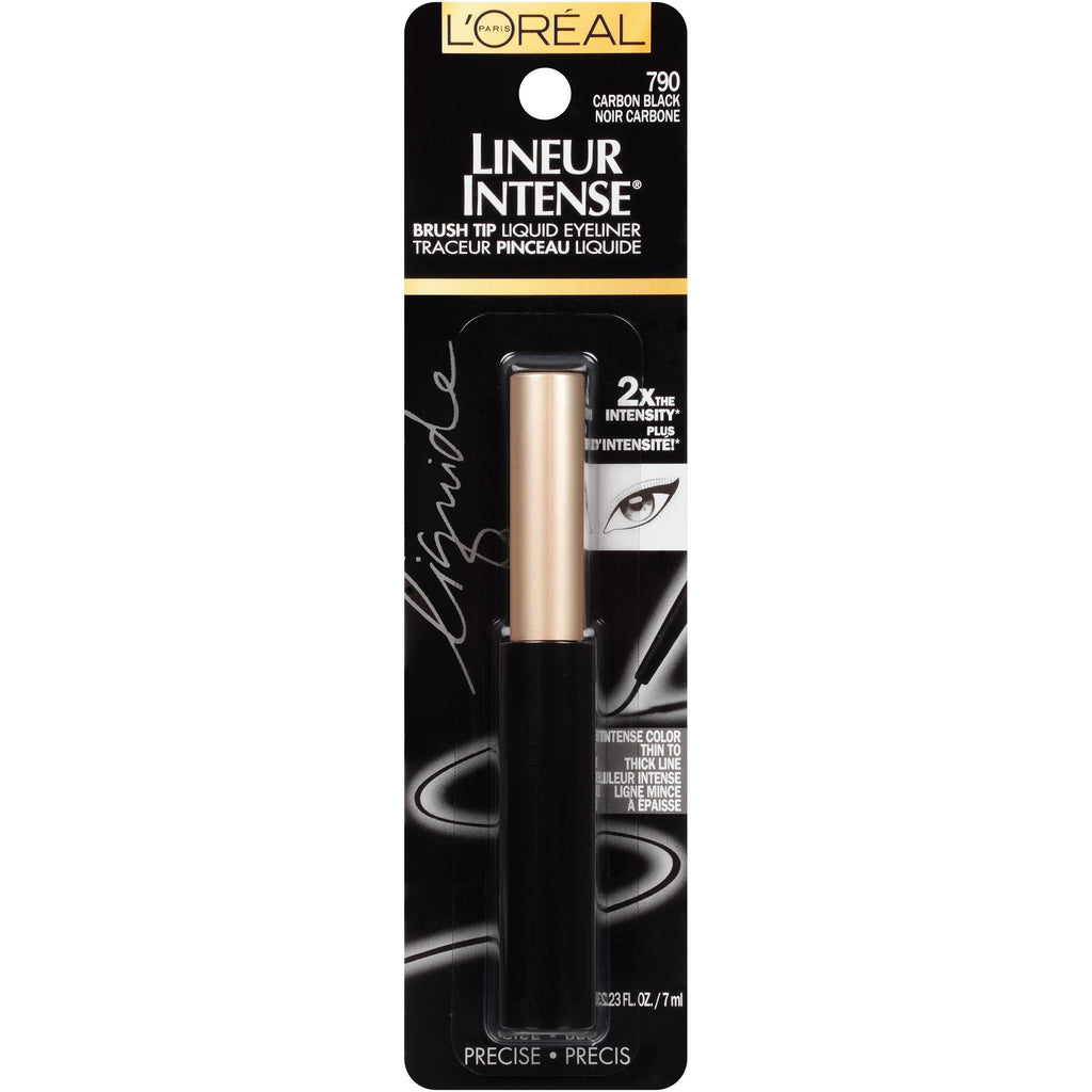 L'Oreal Paris Lineur Intense Brush Tip Liquid Eyeliner, Carbon Black