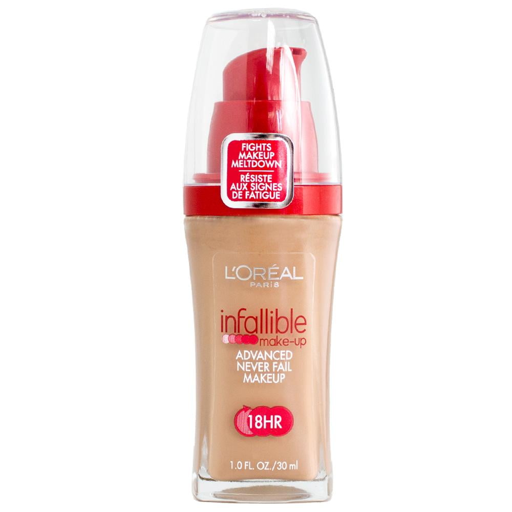 L'Oreal Paris Infallible Never Fail Liquid Makeup with SPF 20, Natural Beige