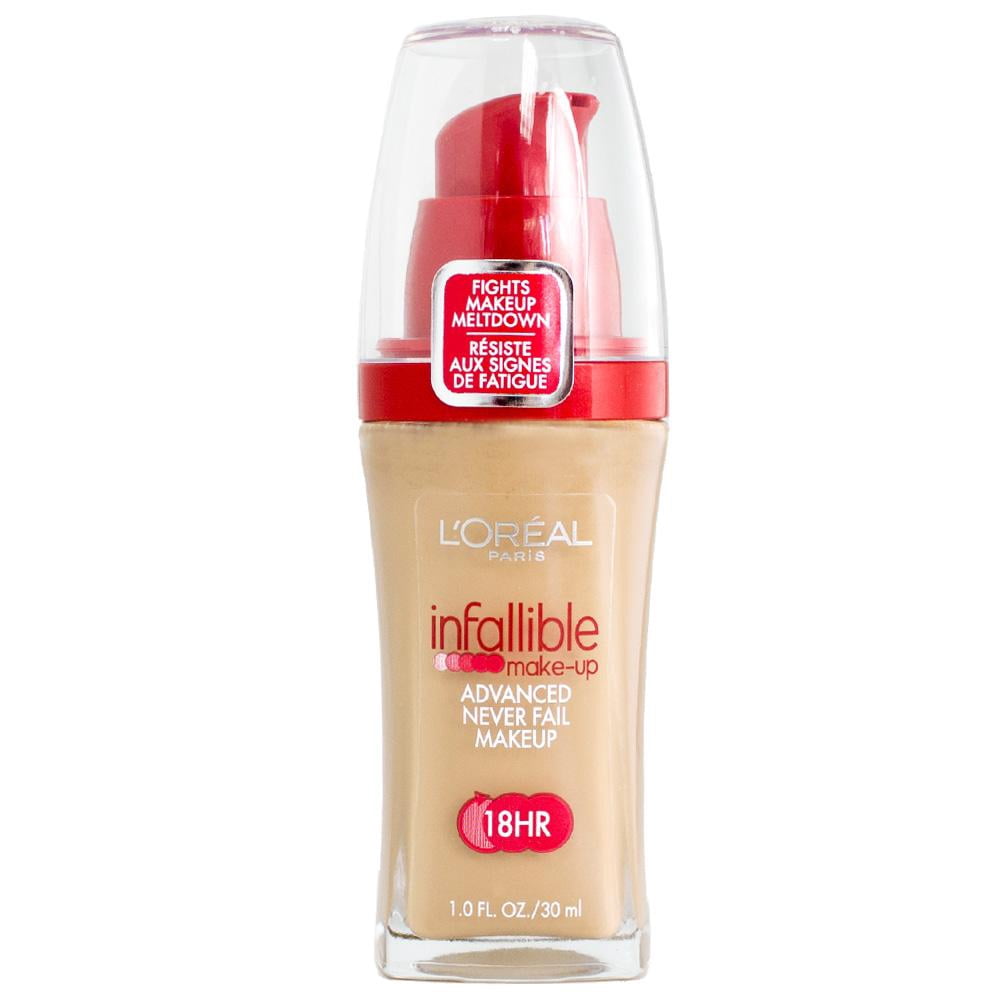 L'Oreal Paris Infallible Never Fail Liquid Makeup with SPF 20, Natural Beige