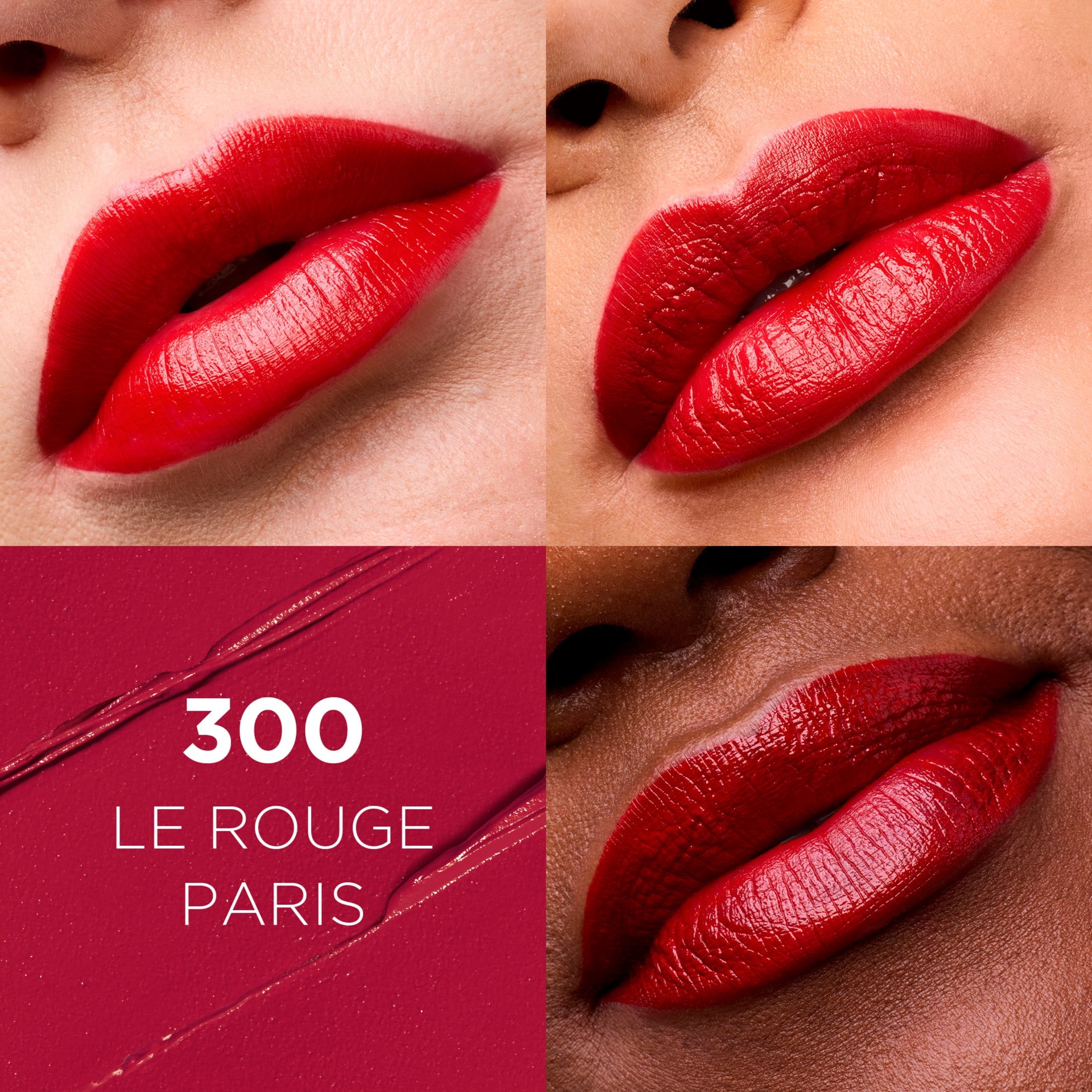 L'Oreal Paris Colour Riche Original Satin Lipstick for Moisturized Lips, 300 Le Rouge Paris