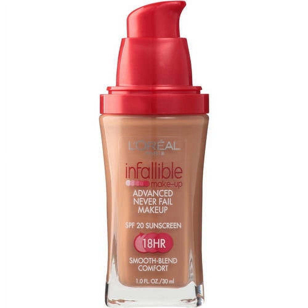 L'Oreal Paris Infallible Never Fail Liquid Makeup with SPF 20, Classic Tan