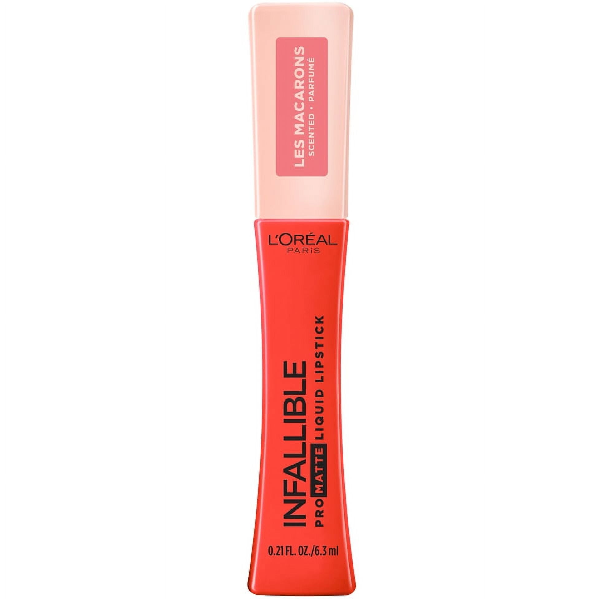 L'Oreal Paris Infallible Pro Matte Les Macarons Scented Liquid Lipstick, Mademoiselle Mango