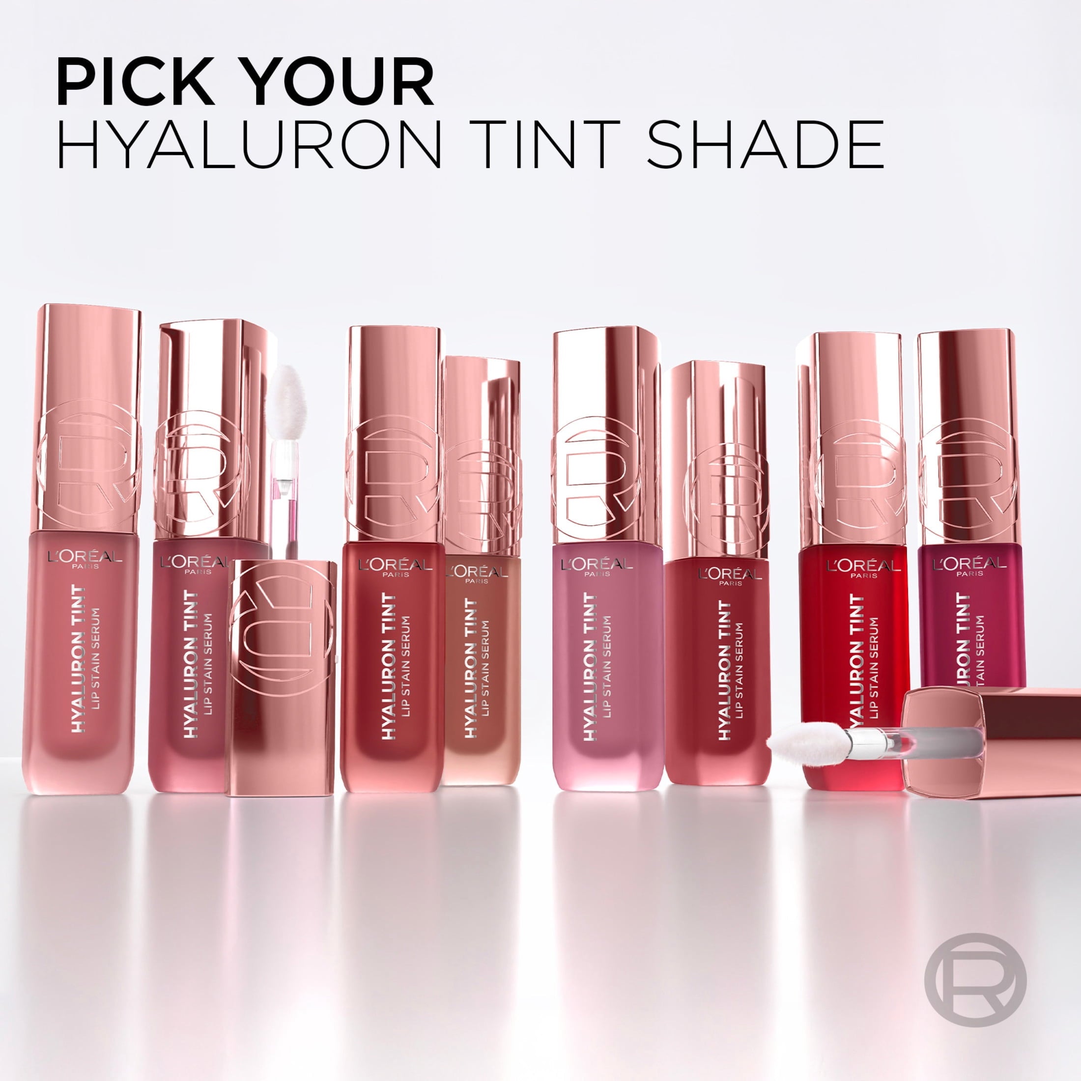 L'Oreal Paris Hyaluron Tint Lip Stain, 420 Le Rouge Paris, 0.16 fl oz