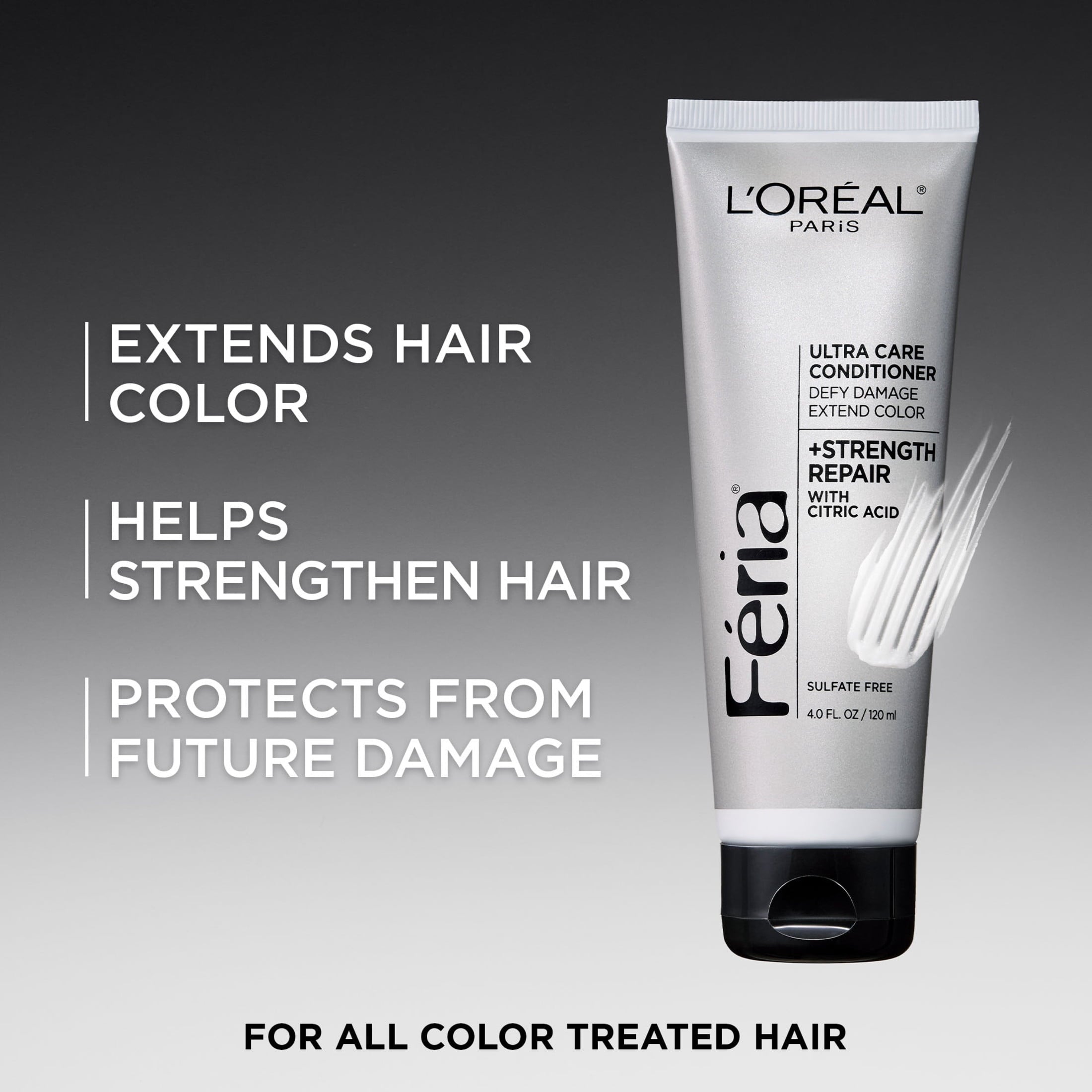 L'Oreal Paris Feria - Hair Color Strength Repair Ultra Care Conditioner, 4 fl oz