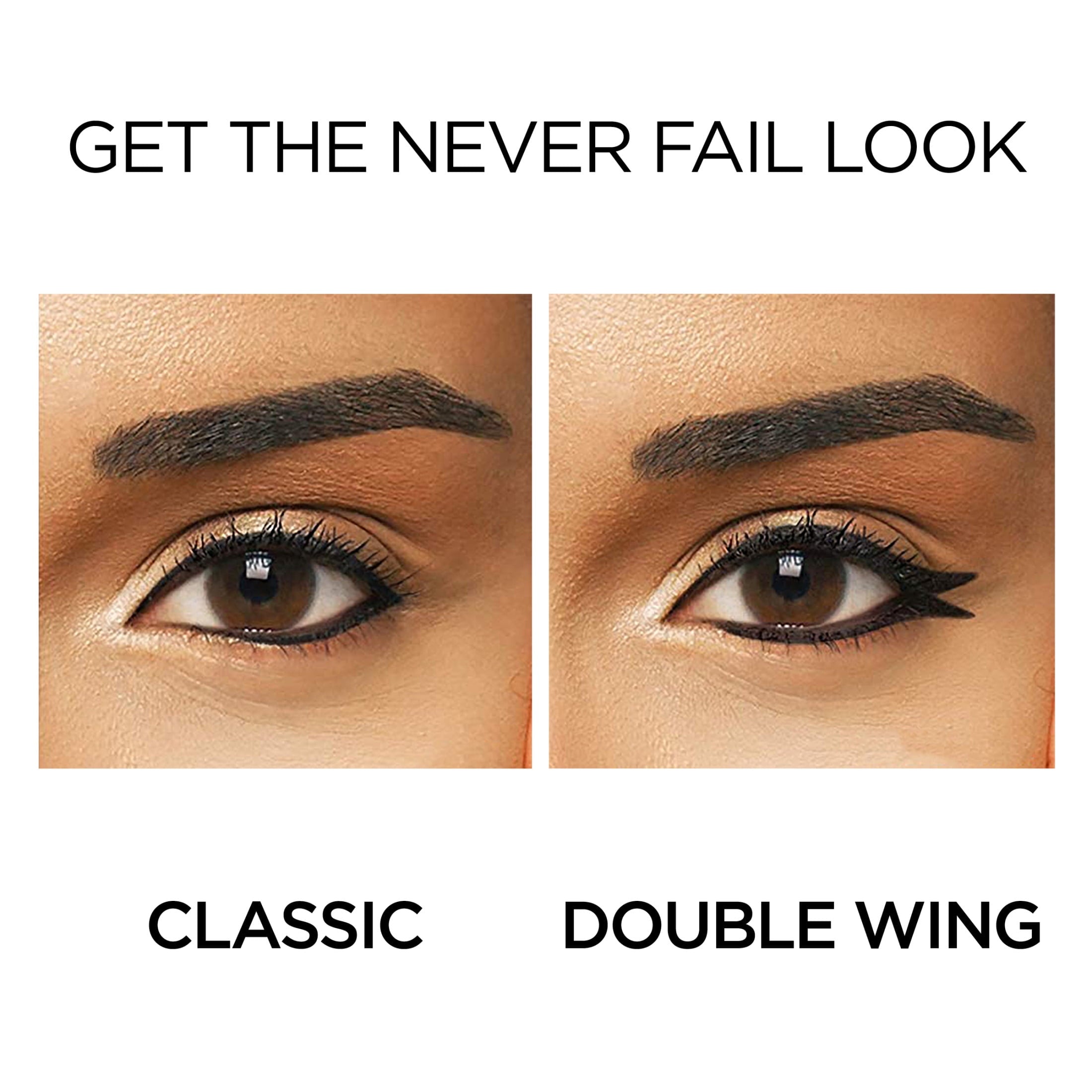 (3 pack) L'Oreal Paris Infallible Never Fail Pencil Eyeliner with Built-In Sharpener, Black Brown, 0.01 fl oz