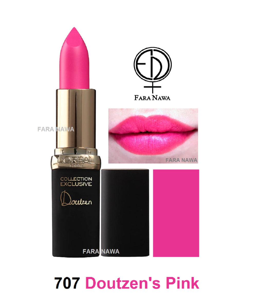 L'Oreal Paris Colour Riche Collection Exclusive Lipstick, Doutzen's Pink, 0.13 oz