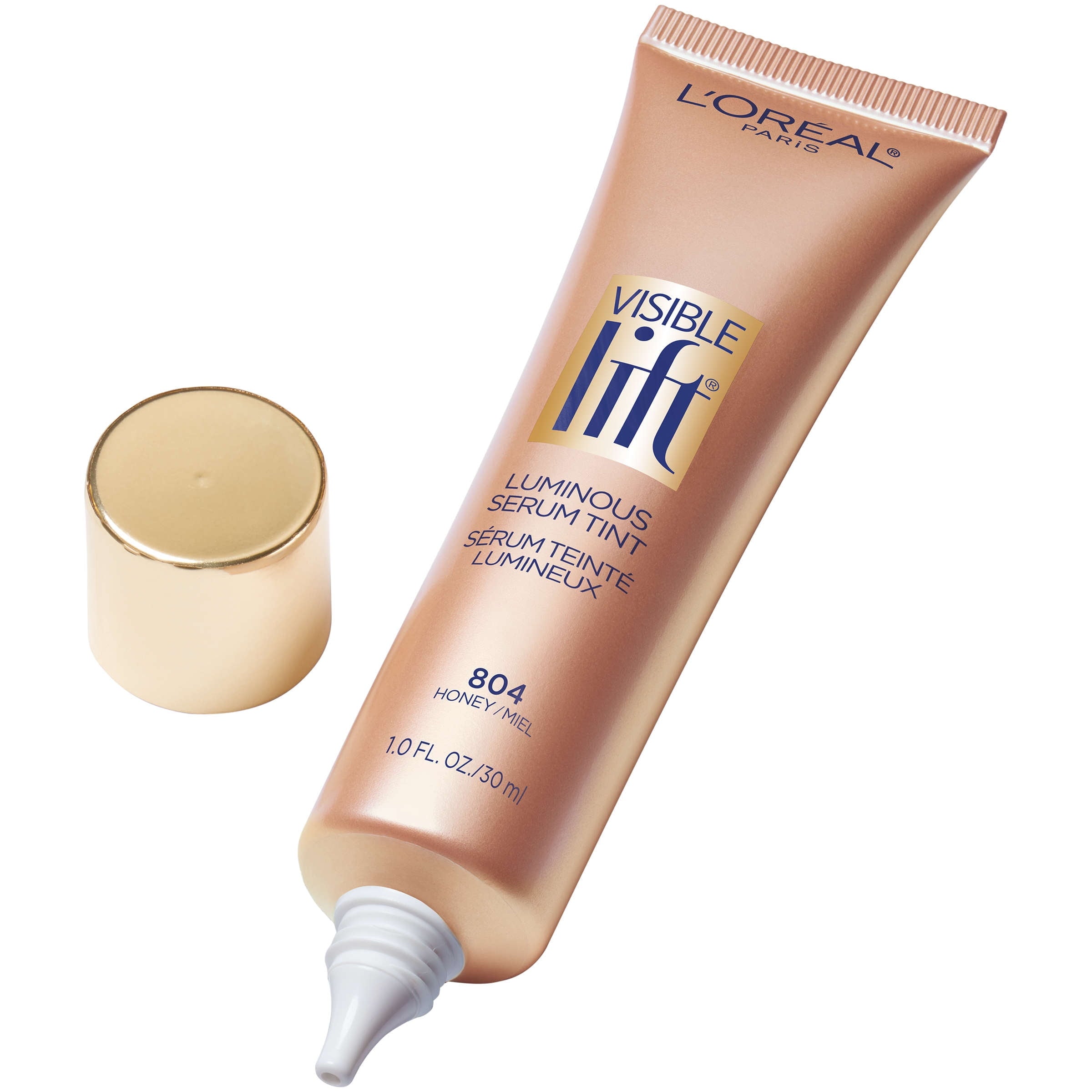 L'Oreal Paris Visible Lift Luminous Serum Tint, Honey, 1.0 oz