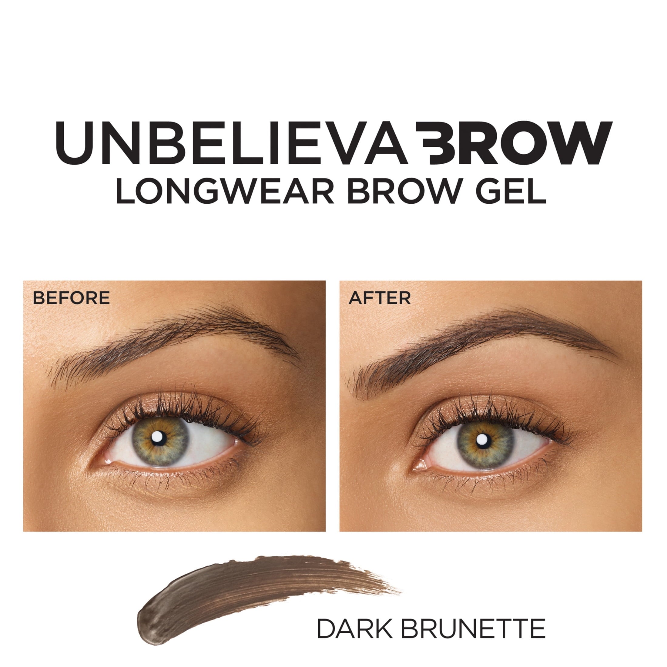 L'Oreal Paris Unbelieva-Brow Longwear Waterproof Tinted Brow Gel - Dark Brunette