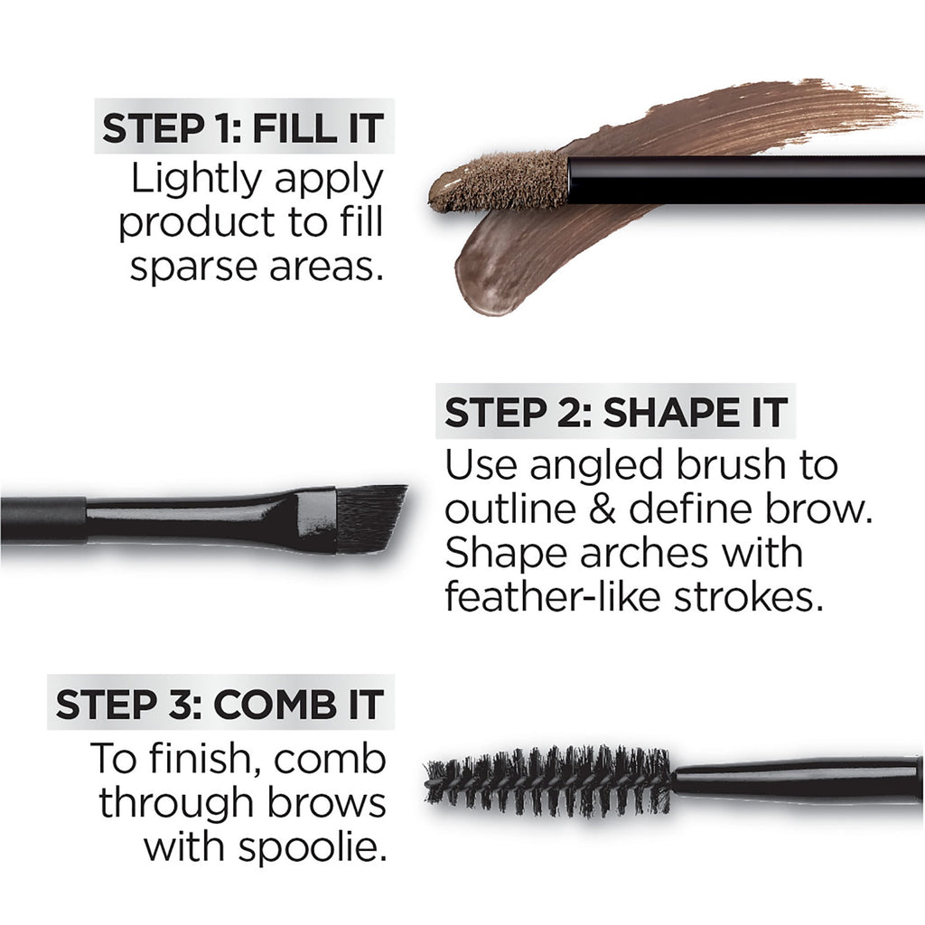 L'Oreal Paris Unbelieva-Brow Longwear Waterproof Tinted Brow Gel - Dark Brunette