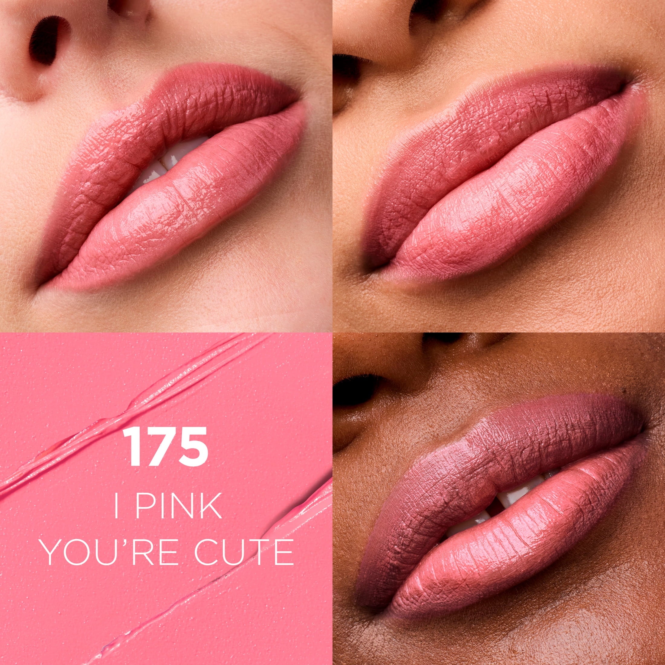 L'Oreal Paris Colour Riche Original Satin Lipstick for Moisturized Lips, 175 I Pink You'Re Cute