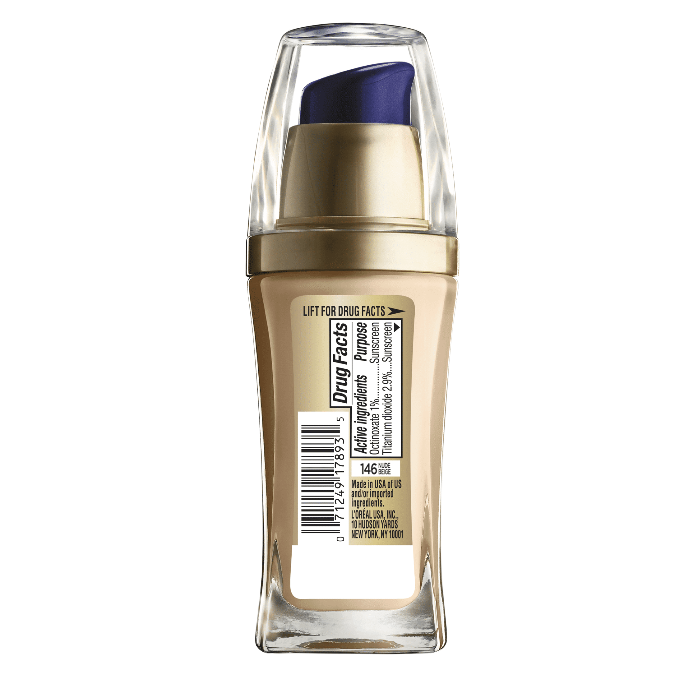 (2 pack) L'Oreal Paris Visible Lift Serum Liquid Foundation, SPF 17, 1 fl oz