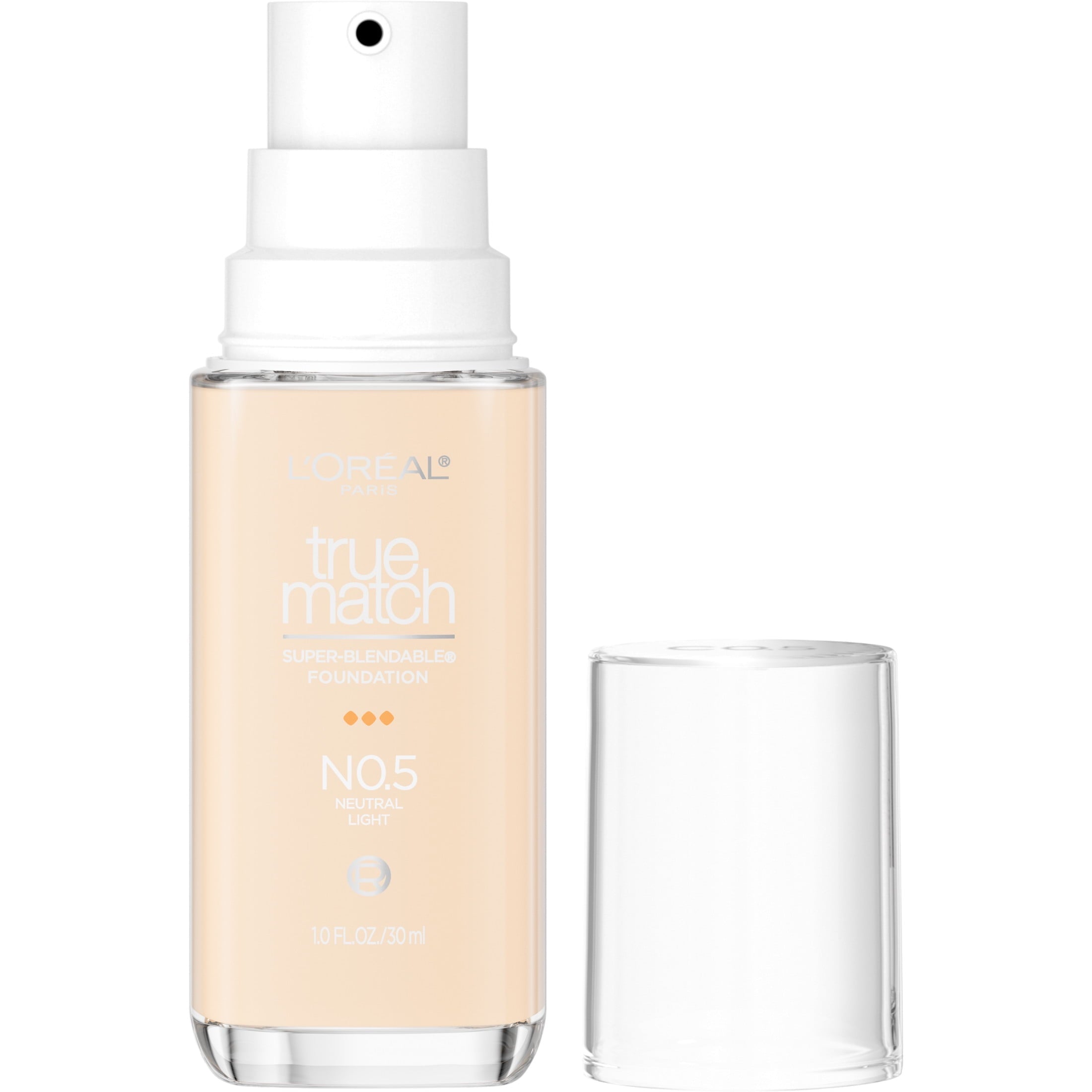 (2 pack) L'Oreal Paris True Match Cream Foundation Makeup, N0.5 Neutral Light, 1 fl oz