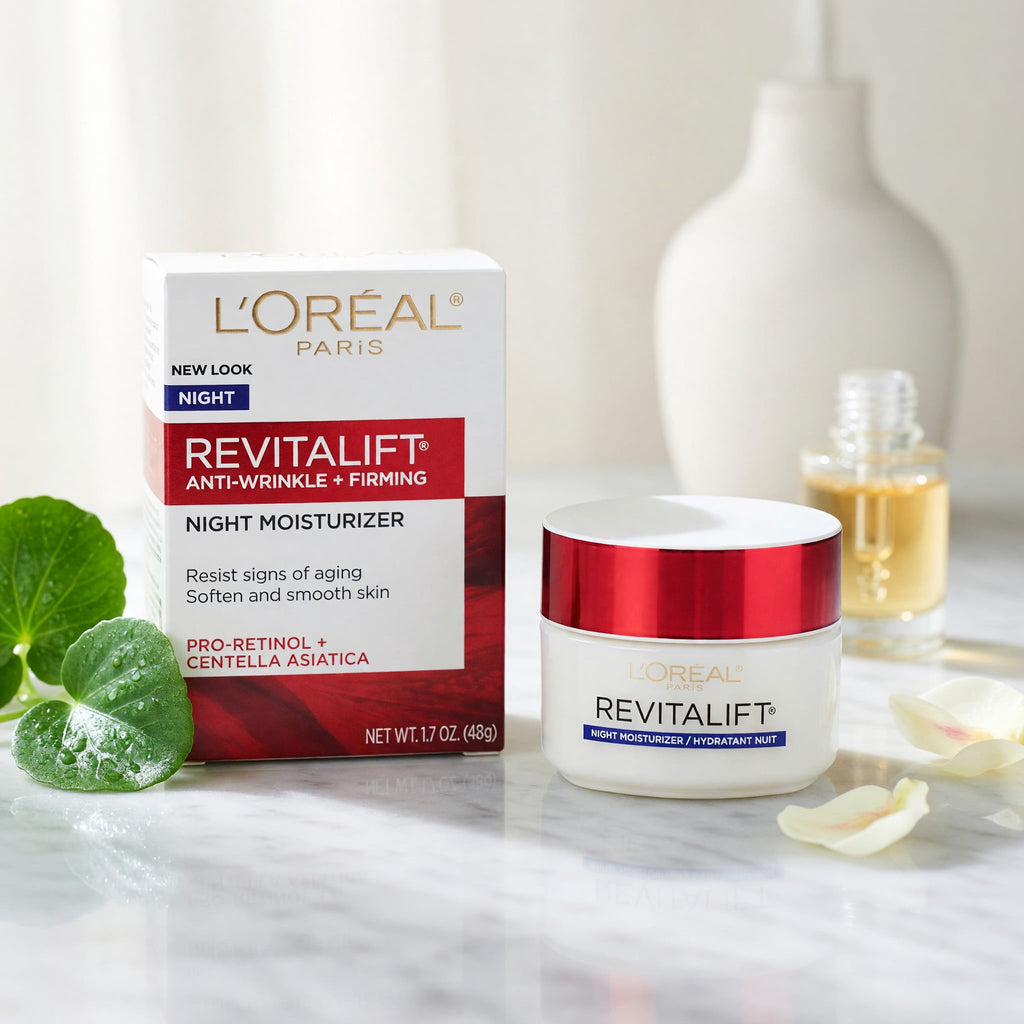 L'Oreal Paris Revitalift Anti-Wrinkle and Firming Night Cream, 1.7 oz