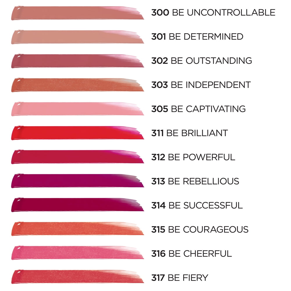 L'Oreal Paris Brilliant Signature Shiny Lip Stain Lipstick, Be Captivating
