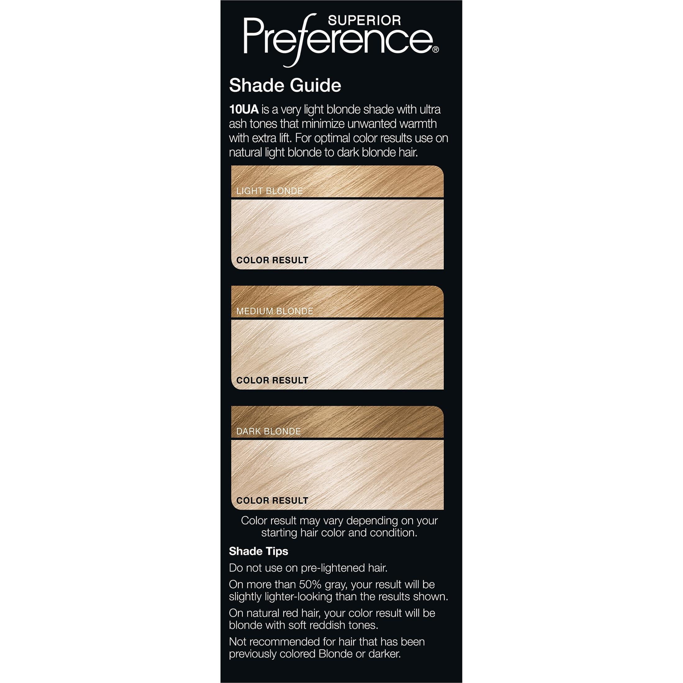 L'Oreal Paris Superior Preference Hair Color, Ultra Ash Very Light Blonde 10UA