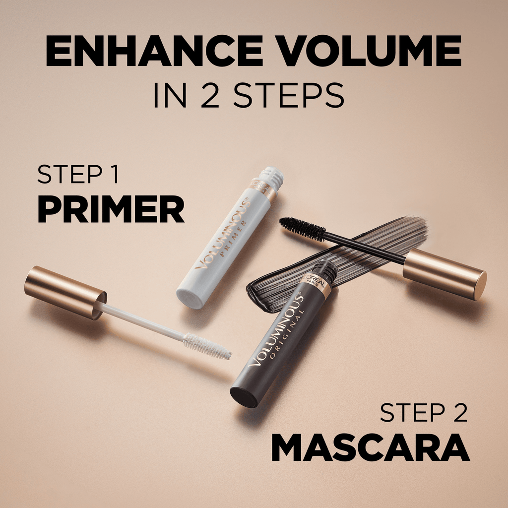 L'Oreal Paris Voluminous Original Waterproof Volume Building Mascara, Black, 0.28 fl. oz.