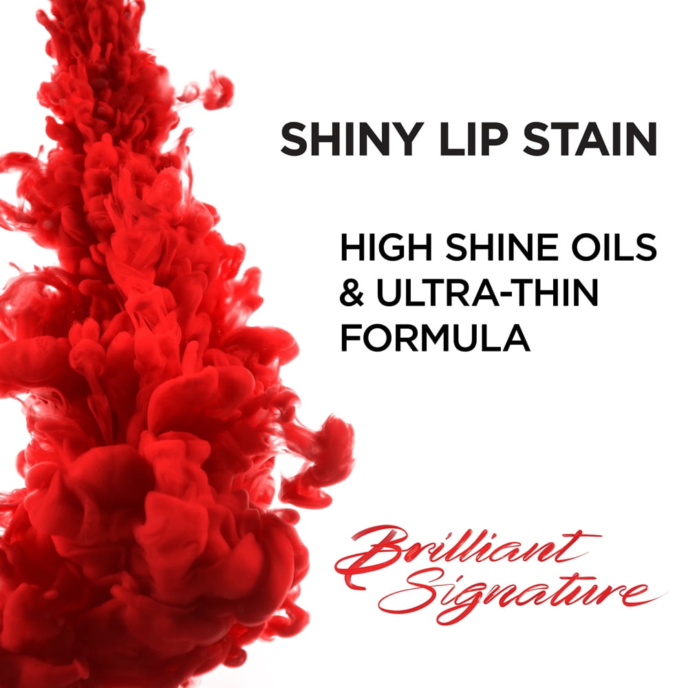 L'Oreal Paris Brilliant Signature Shiny Lip Stain Lipstick, Be Captivating