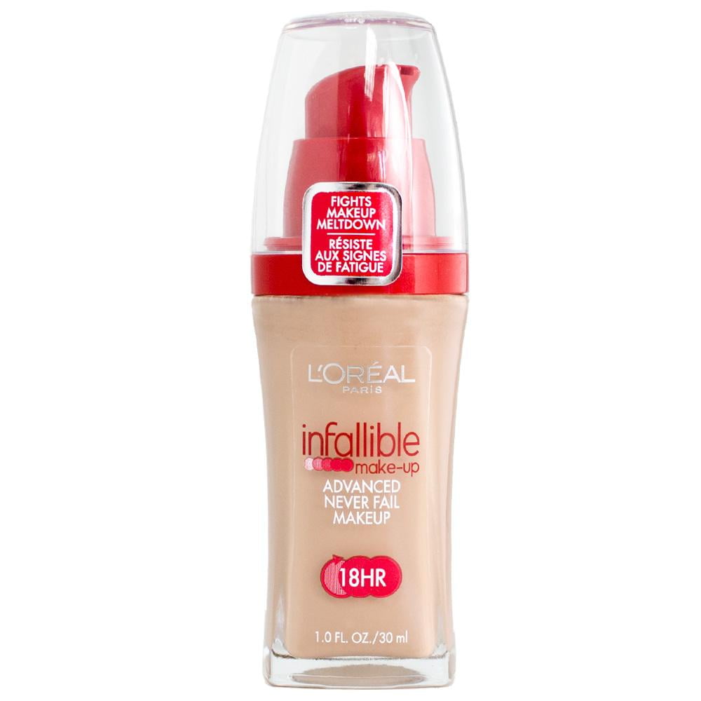 L'Oreal Paris Infallible Never Fail Liquid Makeup with SPF 20, Natural Beige