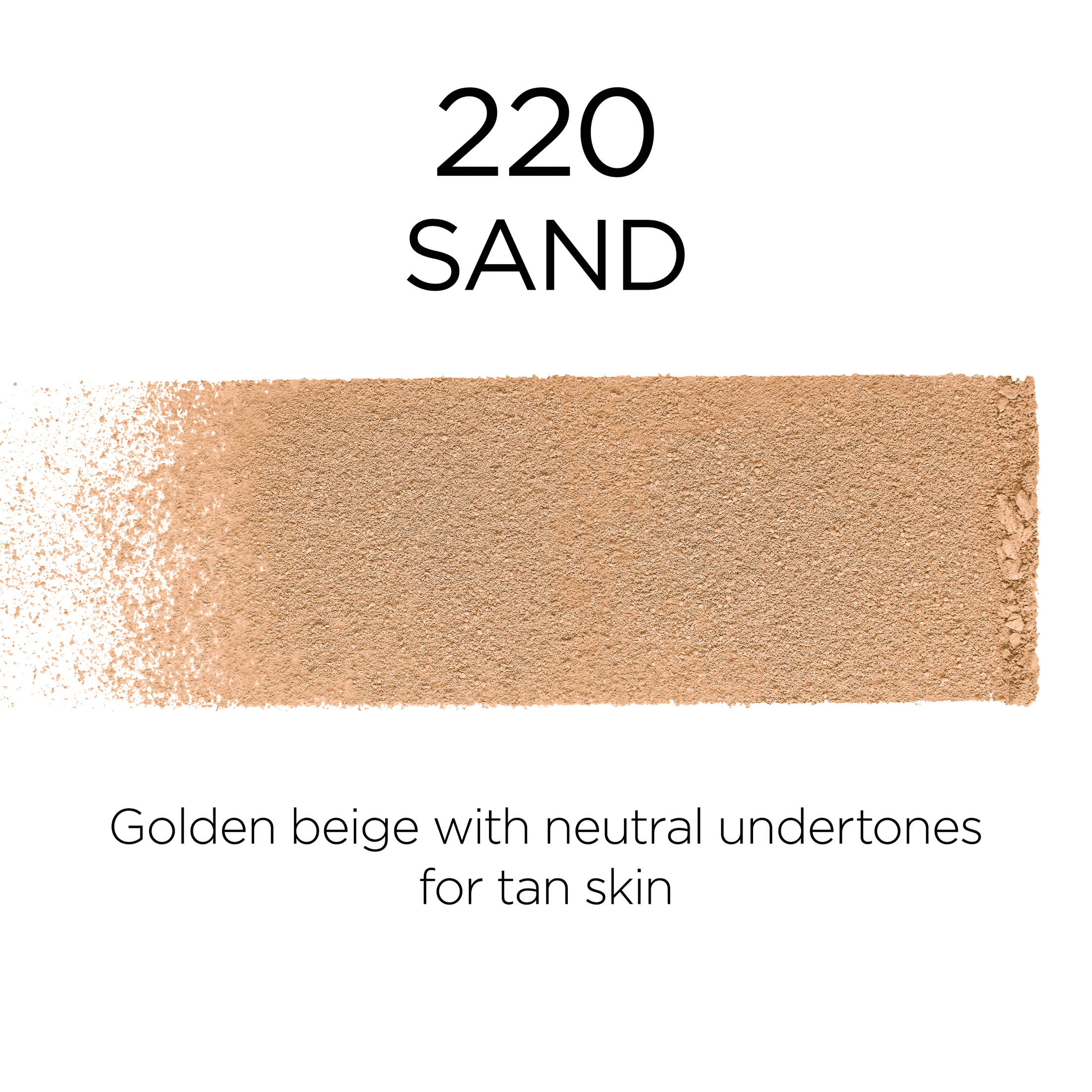 (2 pack) L'Oreal Paris Infallible Fresh Wear 24 Hr Powder Foundation Makeup, 220 Sand, 0.31 oz
