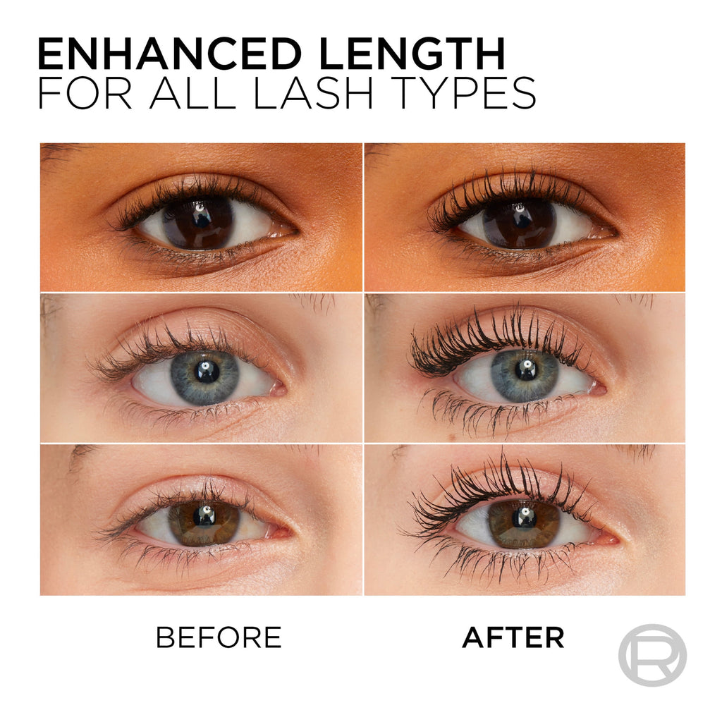 (2 pack) L'Oreal Paris Telescopic Original Washable Mascara, Blackest Black, 0.27 fl oz